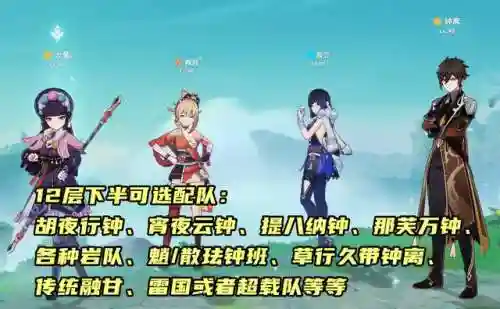 4.0深渊钟离阵容搭配(原神钟离主c阵容搭配)插图10