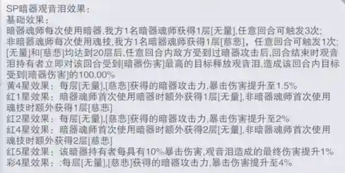 暗器队阵容搭配观音泪(小雷音助战推荐阵容)插图3
