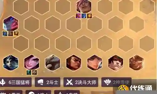 中国猛将阵容搭配图片