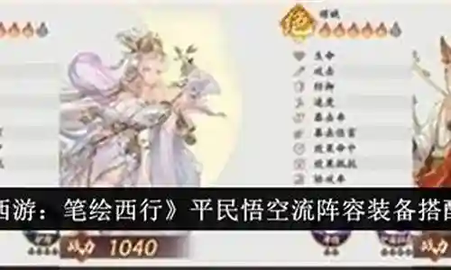 西游阵容装备搭配