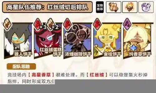 红丝绒搭配什么阵容