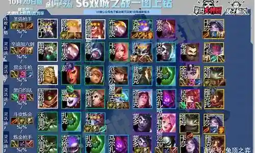 云顶s6格斗家阵容搭配