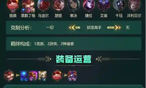 下棋阵容射手搭配图片