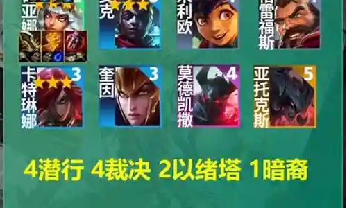 五杀王者刺客阵容搭配