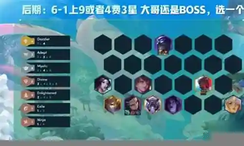 云顶之弈天选耀光阵容