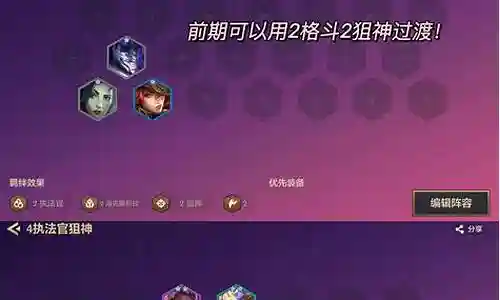 金铲铲之战阵容执法狙