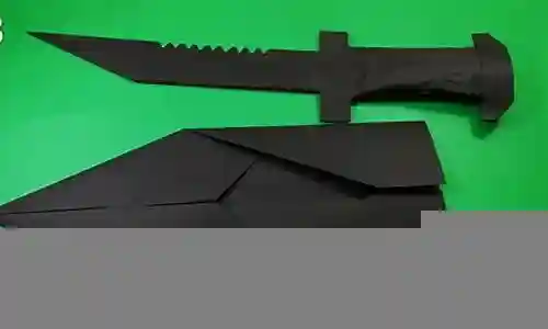 用纸折武器