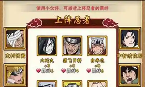 火影忍者大师阵容
