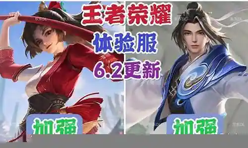 王者荣耀体验服阵容