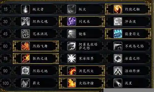 天空之门火系法师技能
