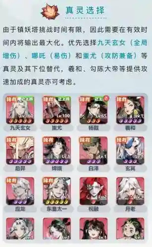 妖塔阵容