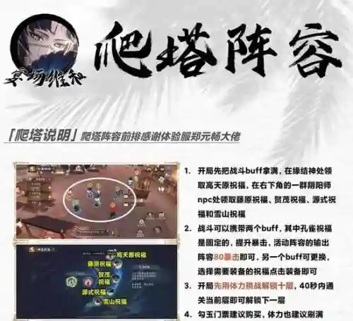 爬楼推荐阵容插图1