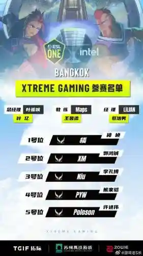 xg新阵容