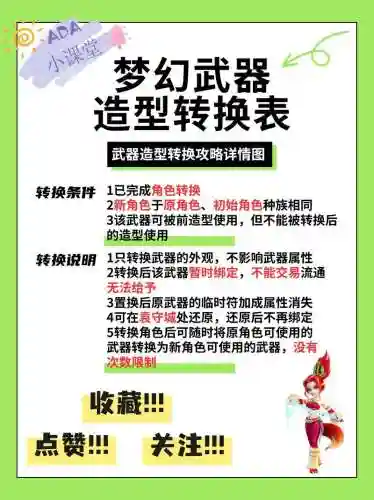 梦幻转回角色造型武器可以跟着插图