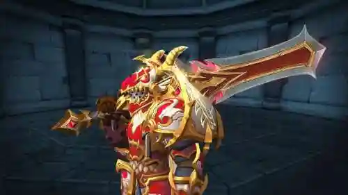 魔兽武器战士的手法插图