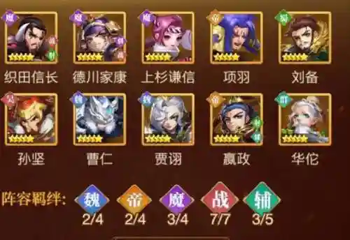 金牌军师阵容插图