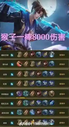 王者猴子选什么装备