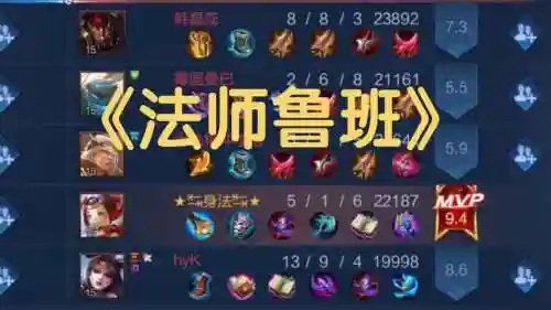 鲁班这个阵容插图