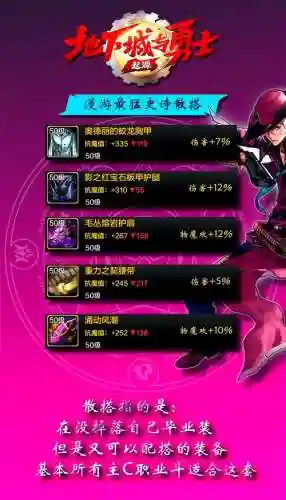 什么装备加漫游的死左插图1