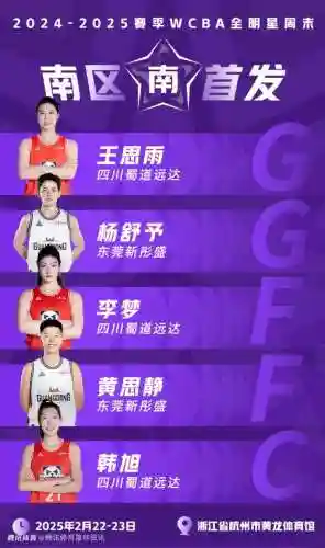 正选阵容出炉