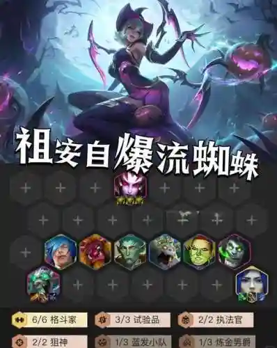 蜘蛛阵容推荐