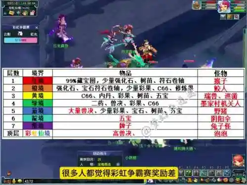 梦幻西游彩虹争霸赛小技巧