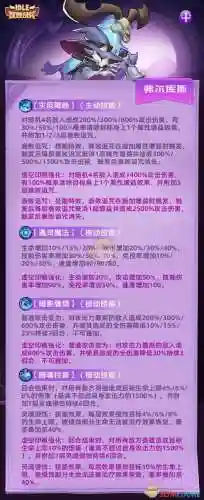 放置奇兵技能率
