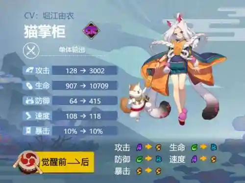 阴阳师猫掌柜技能，阴阳师猫掌柜技能搭配
