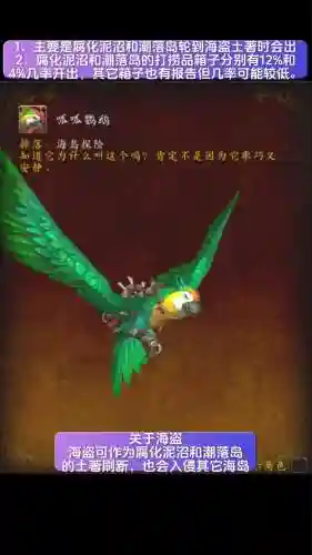 魔兽世界海岛探险坐骑攻略，魔兽海岛探险坐骑奖励