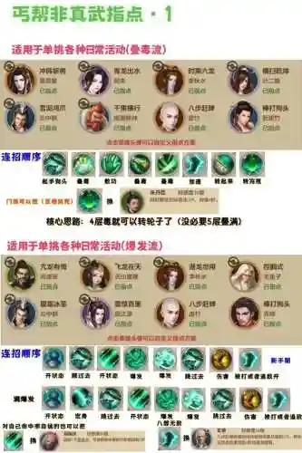 天龙八部3门派武器名字大全，天龙八部3门派技能图文介绍插图1