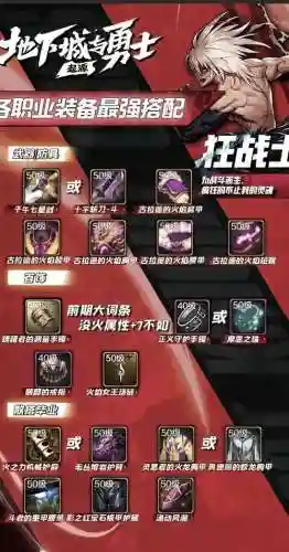 狂战士升级打装备攻略，狂战士武器升级插图1