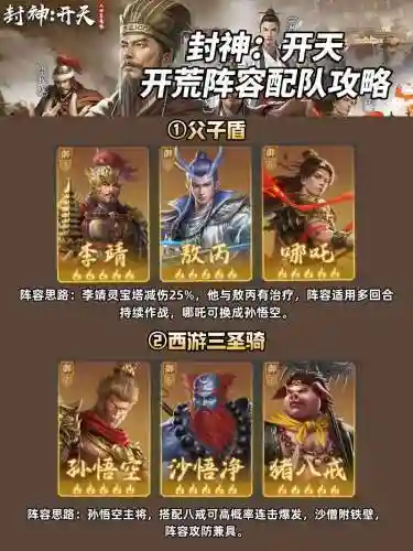 封神之战最强阵容搭配，封神之战英雄排行图插图1