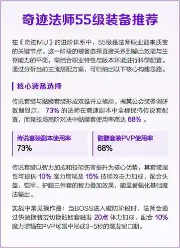 奇迹魔法师装备等级，奇迹魔法师装备等级怎么看