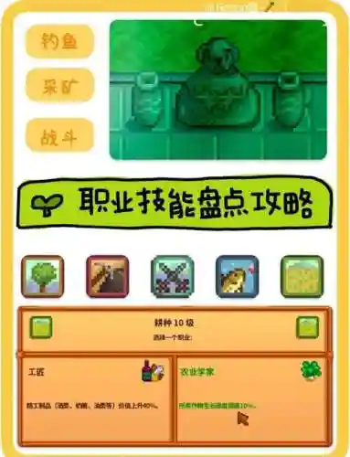 星露谷物语点什么技能，星露谷物语技能点重选插图