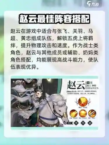 三国赵云搭配阵容，赵云怎么搭配武将插图1