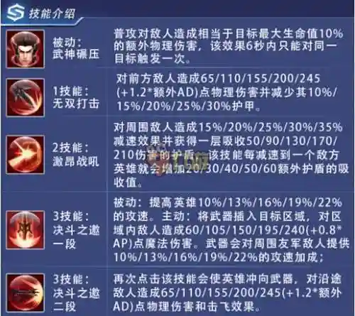 吕布技能解析，吕布技能机制插图1