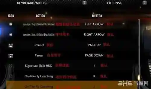 nba2k13技能翻译，nba2k13界面中文翻译