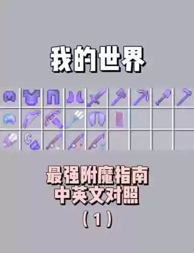我的世界带介绍的装备，我的世界装备取名推荐